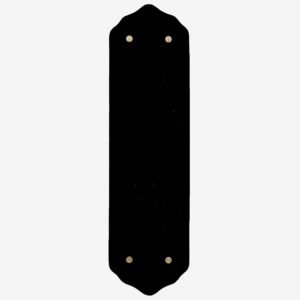 Black Porcelain Finger Plate