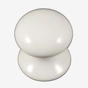 White Porcelain One Piece Cupboard Knob