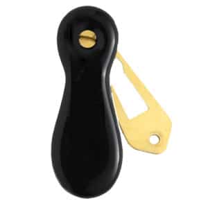 Black Porcelain Escutcheon / Keyhole Cover