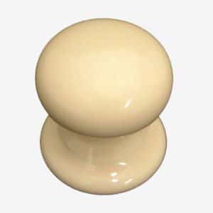 Cream Porcelain One Piece Cupboard Knob