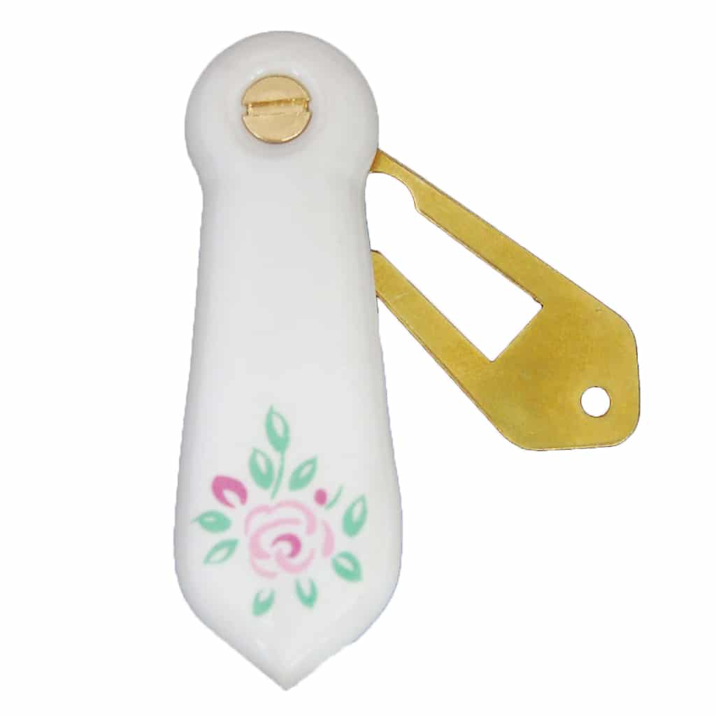 Cottage Garden Porcelain Escutcheon / Keyhole Cover