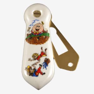 Humpty Dumpty Porcelain Escutcheon / Keyhole Cover
