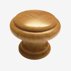 Edwardian Beech Lacquered Cupboard Knob