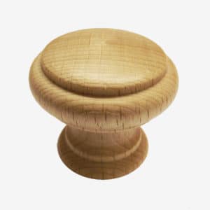 Edwardian Beech Unlacquered Cupboard Knob