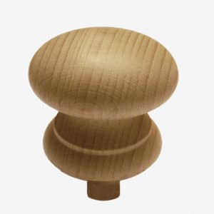 Beech Unlacquered Spigot Cupboard Knob