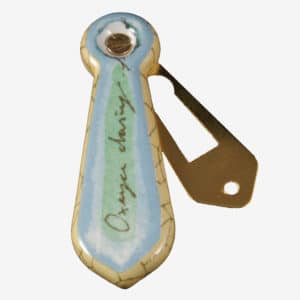 Springtime Porcelain Escutcheon / Keyhole Cover
