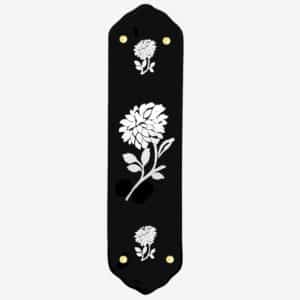 White Dahlia Porcelain Finger Plate