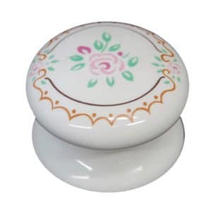 Cottage Garden Porcelain Victorian Cupboard Knob