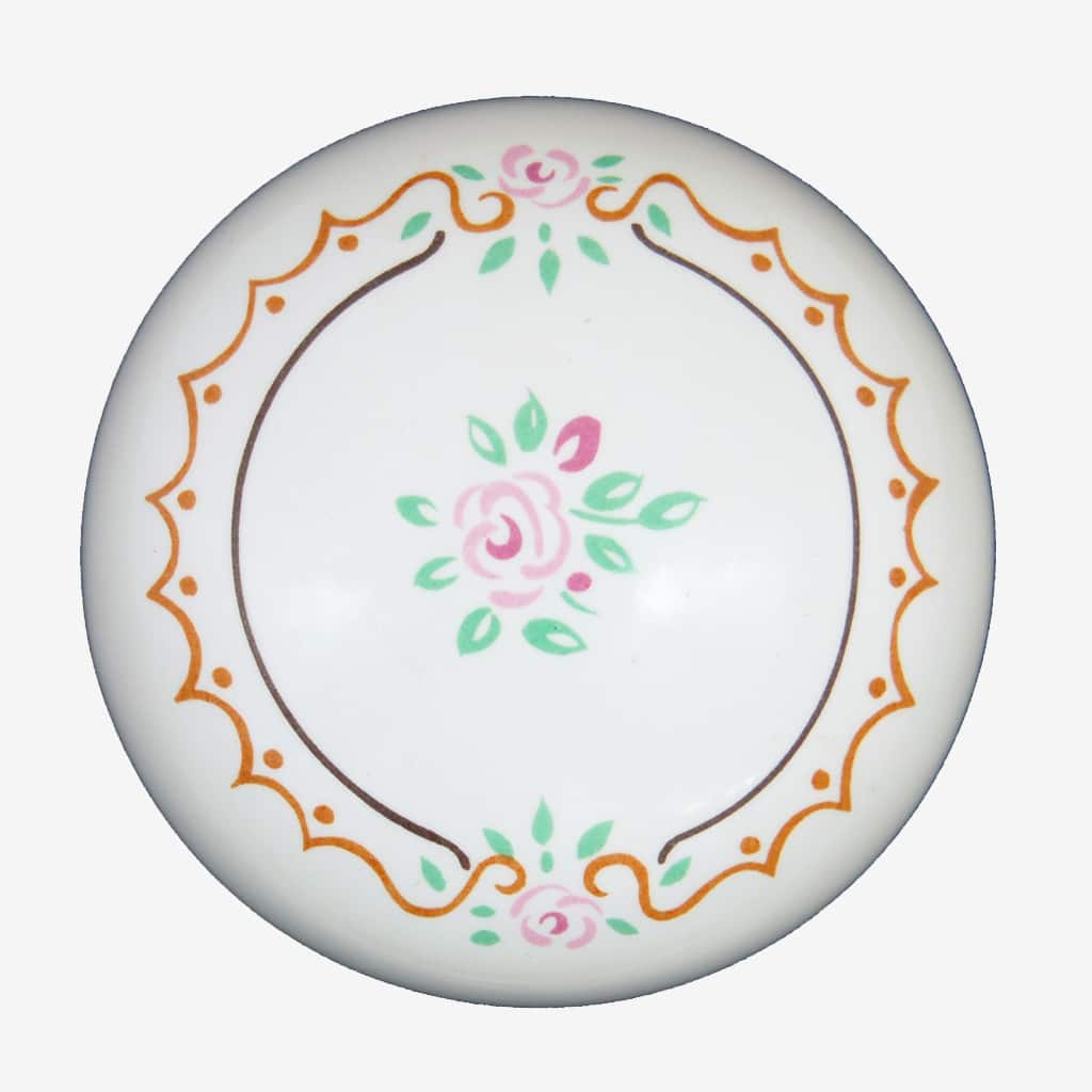 Cottage Garden Porcelain Door Knobs (Pair) - Image 2