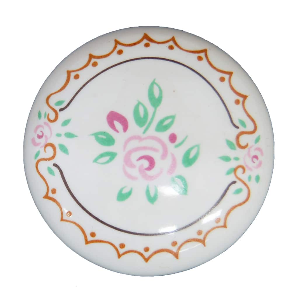 Cottage Garden Porcelain Victorian Cupboard Knob - Image 2
