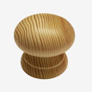 Pine Cupboard Knob With Pilot Hole