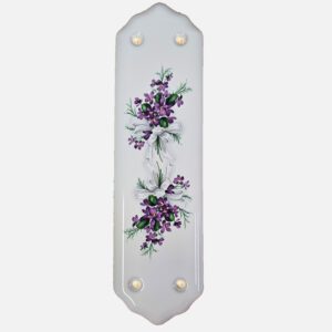 Sweet Violets Porcelain Finger Plate