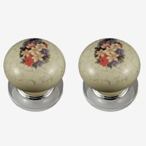 Valentino Porcelain Door Knobs (Pair)