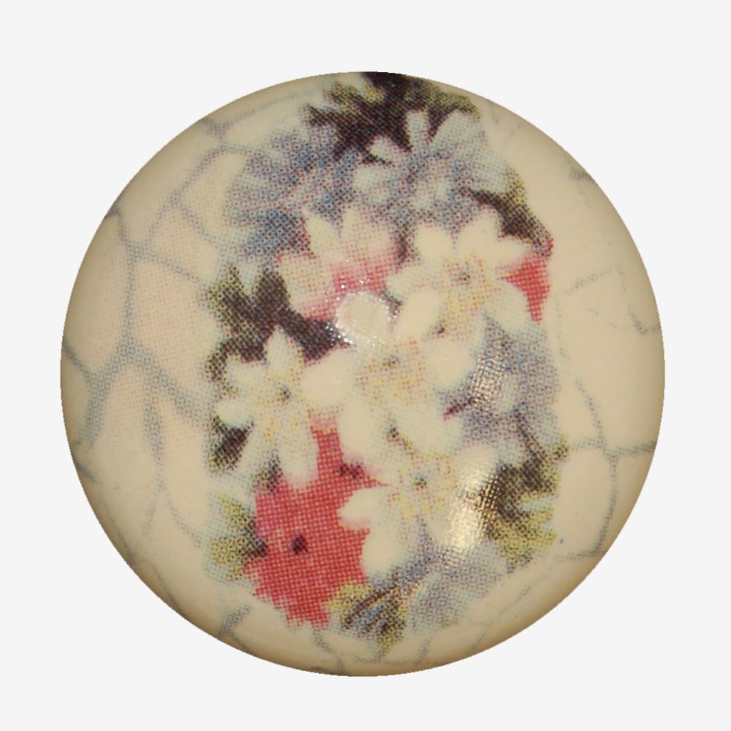 Valentino Porcelain One Piece Cupboard Knob - Image 2