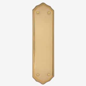 Cream Double Goldline Porcelain Finger Plate
