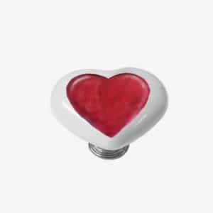 Porcelain Novelty Heart Shaped Knobs Heart Design