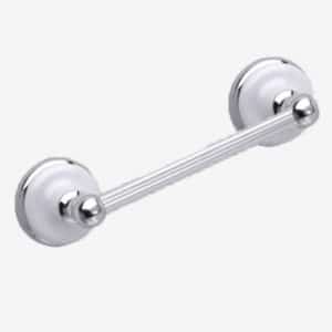 Chrome & Ceramic Bathroom Towel Rail
