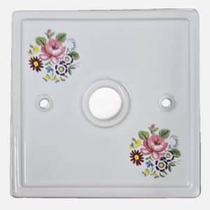 Floral Chintz Porcelain Single Dimmer Switch
