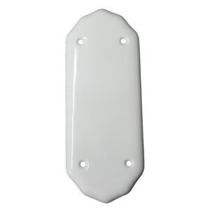 Small White Porcelain Finger Plate