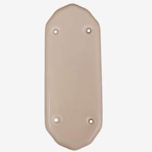 Small Cream Porcelain Finger Plate