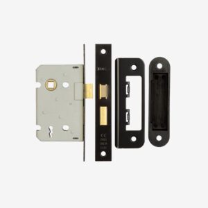 2 Lever Sash Lock 64mm - Black