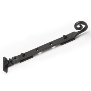 Black Iron Casement Stay Smooth 10"