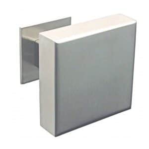 Contemporary Satin Steel Centre Door Knob