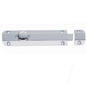 Satin Chrome Surface Bolt 8"