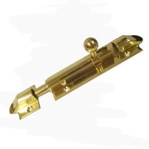 Straight Bell Bolt Brass