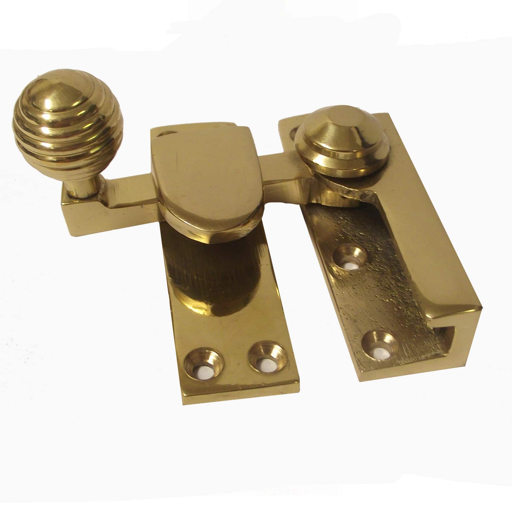 Victorian Brass Beehive Sash Catch