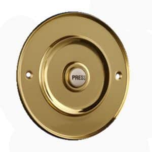 Victorian Brass Doorbell 100mm