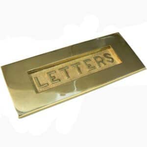 Victorian Brass "Letters" Letterbox