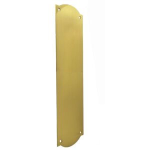 Victorian Shaped Brass Push Plate