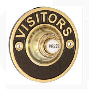 Visitors Brass Door Bell 76mm
