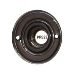 Astor Matt Black Bell Push
