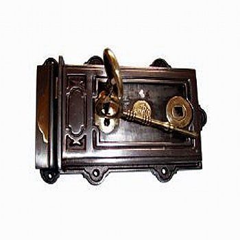 Abbotsford Reversible Cast Iron Rimlock