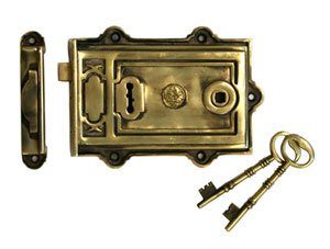 Abbotsford Reversible Brass Rim Lock